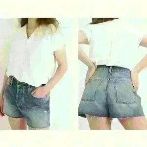 NWT Madewell Distressed Jean Shorts